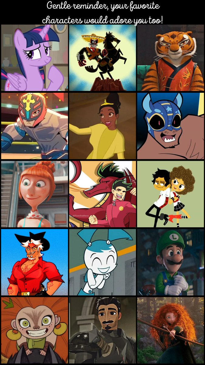 heypachuco_mr's tweet photo. Ola buenas tardes, cómo no le sé al dibujo, hice ese trend todo tonoto de:

"Gentle reminder, your favorite characters would adore you too!"

pero así  ejjejeje https://t.co/hQ67r7Y1HL
