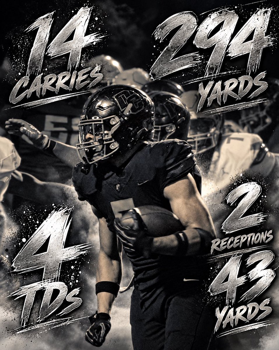Kaleb_Blackwolf's tweet photo. Week 5 Stats: vs Glenpool 
@DelCityFootball @Coach_Rob_J @Coach_Kelley11 @CoachKevinCox @FerrellShedrick https://t.co/heLgR0AhfE