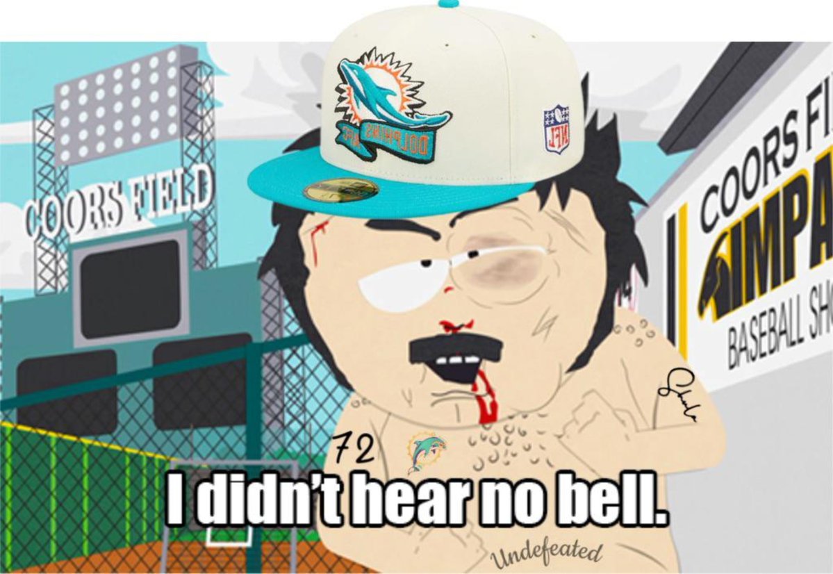 SplashnFurious's tweet photo. The Miami dolphins, going in to play their 4th undefeated team in a row https://t.co/4otHaNeCKC