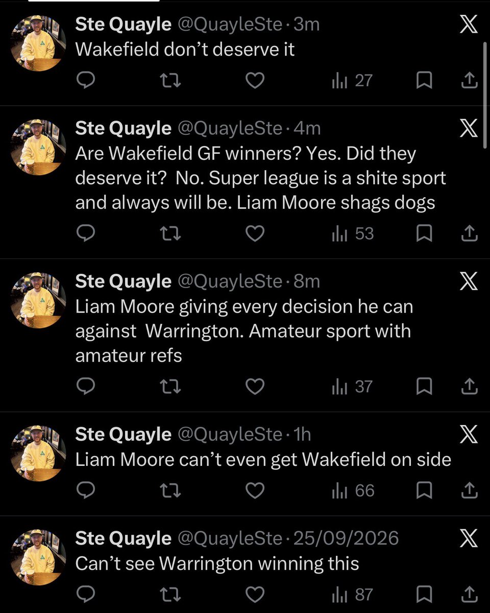 JPrest_'s tweet photo. @petetherobin72 @QuayleSte @WarringtonRLFC @ResultingIT Someone check on Ste see how he’s doing https://t.co/2k1ZRVW7bz