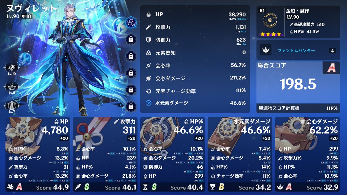 Xeno_HS_Wing's tweet photo. 久々に聖遺物スコア見たけどちゃんとやってたんやな…… https://t.co/GUH3amGQcQ