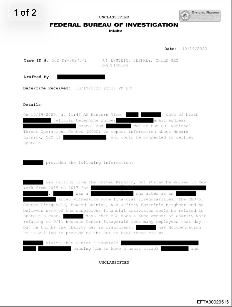 thallucination8's tweet photo. Former managing director at BGC Group/British banker-turned-whistleblower Simon Andriesz, the man who told the FBI about Lutnick/BGC’s “financial irregularities,” fraudulent 9/11 charity, and revealed Lutnick’s business partnership with Epstein in Adfin, has been found dead. https://t.co/tGEpQ60S9p