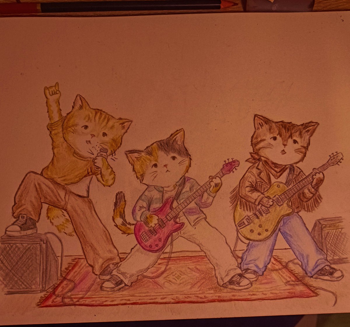 lalszzzzz's tweet photo. perma ama rock'n cats edition 😽💥💥 https://t.co/fzyq9jbERM