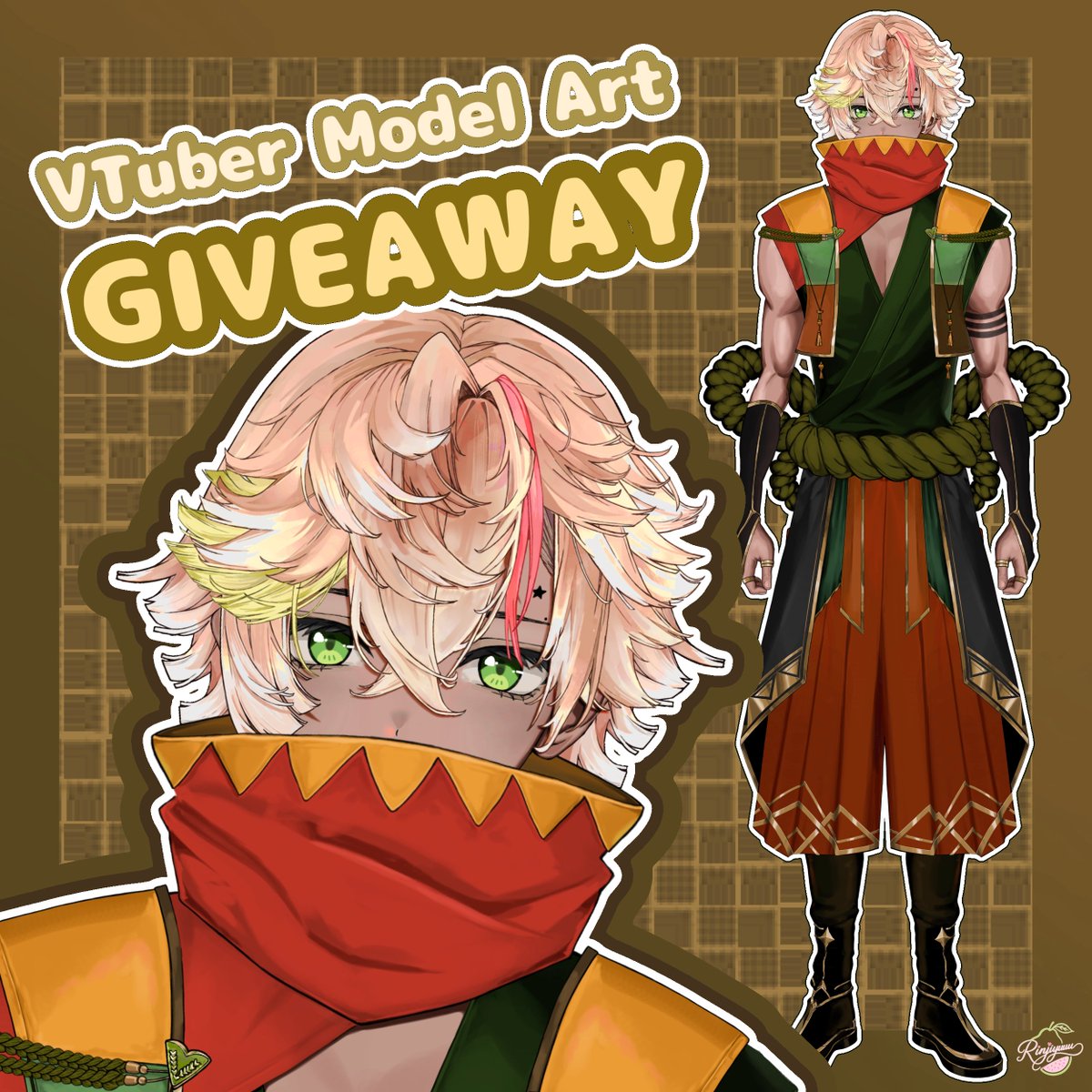 rinjiyuuu's tweet photo. ✨🌱GIVEAWAY🌱✨

Hi! I'm an artist from instagram.

I will be doing a giveaway. I will pick 3 winners!

🌟1st - full body vtuber model art
⭐️2nd - illustration
💫3rd - chibi art 

How to join:
❤️ 
Follow
Reposts
Comment your OC

❗ends on Oct. 15
#vtubermodel #VgenComm #vtuber https://t.co/BNOoWXnwWq