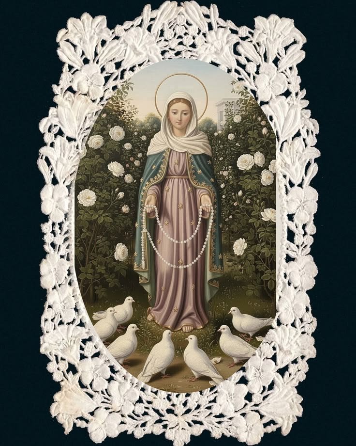 FiatLuxGenesis's tweet photo. Notre-Dame du Saint Rosaire
Our Lady of the Holy Rosary

Pray for us!

19th century Holy card https://t.co/eUuUz2Tmav