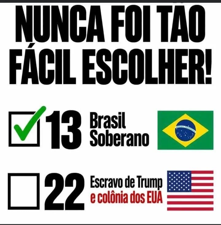 joaodomenech's tweet photo. Nunca foi tão fácil escolher 

AMANHÃ É 13
BORA LULA
O BRASIL VAI VENCER https://t.co/cvODFAPb3X