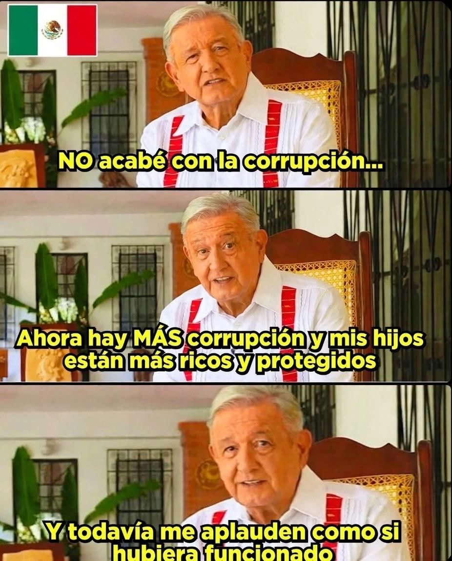 AntiCorruptoxx's tweet photo. @PartidoMorenaMx https://t.co/HibneEiQ2S