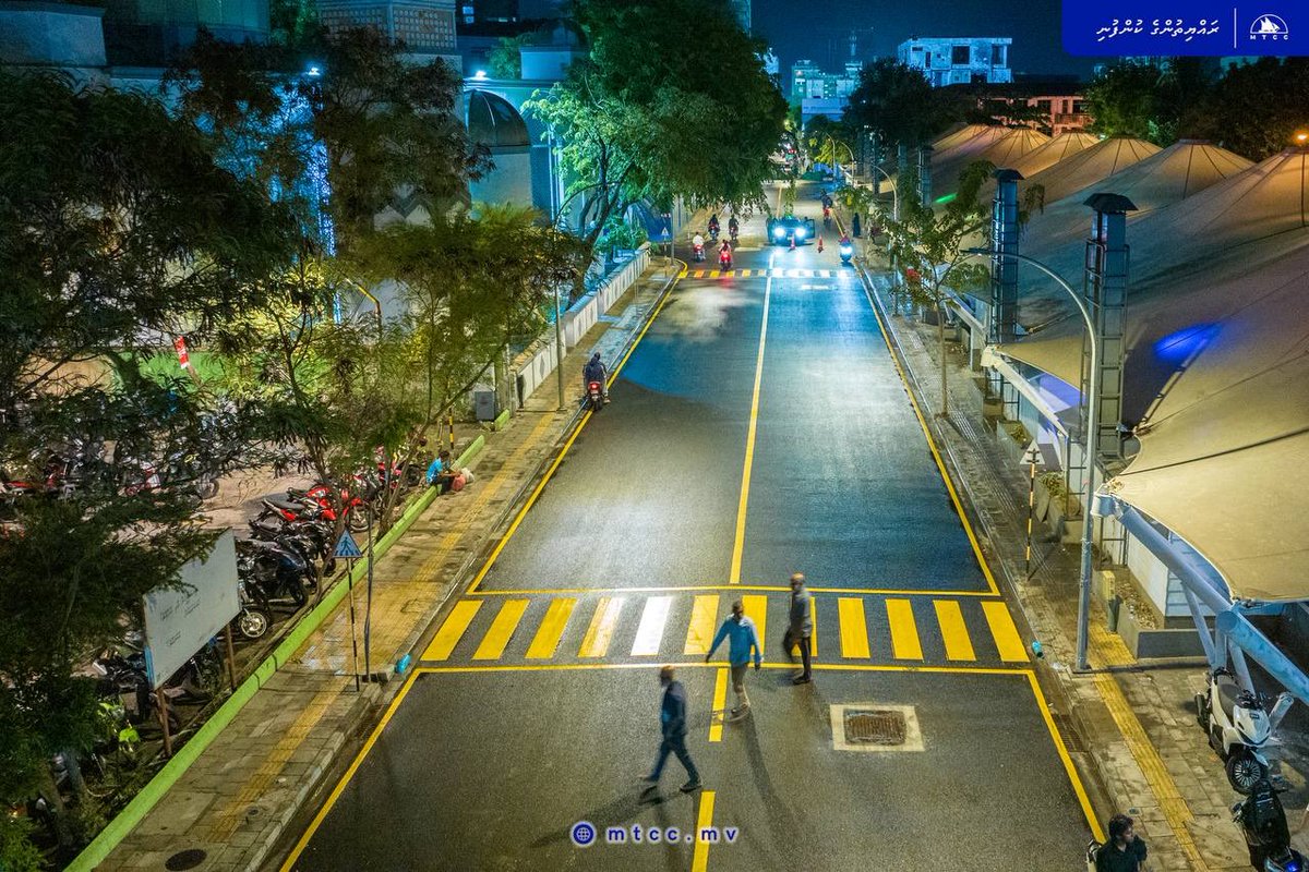 MTCCPlc's tweet photo. އަމީނީ މަގުގެ ސެގްމަންޓް 1 އަދި 2 ގެ މަސައްކަތް ނިންމައި އާންމުންނަށް ހުޅުވާލައިފި
ޕްރެސް ރިލީޒް:
https://t.co/FGVXt7Cz2t https://t.co/0anKSLEvDy