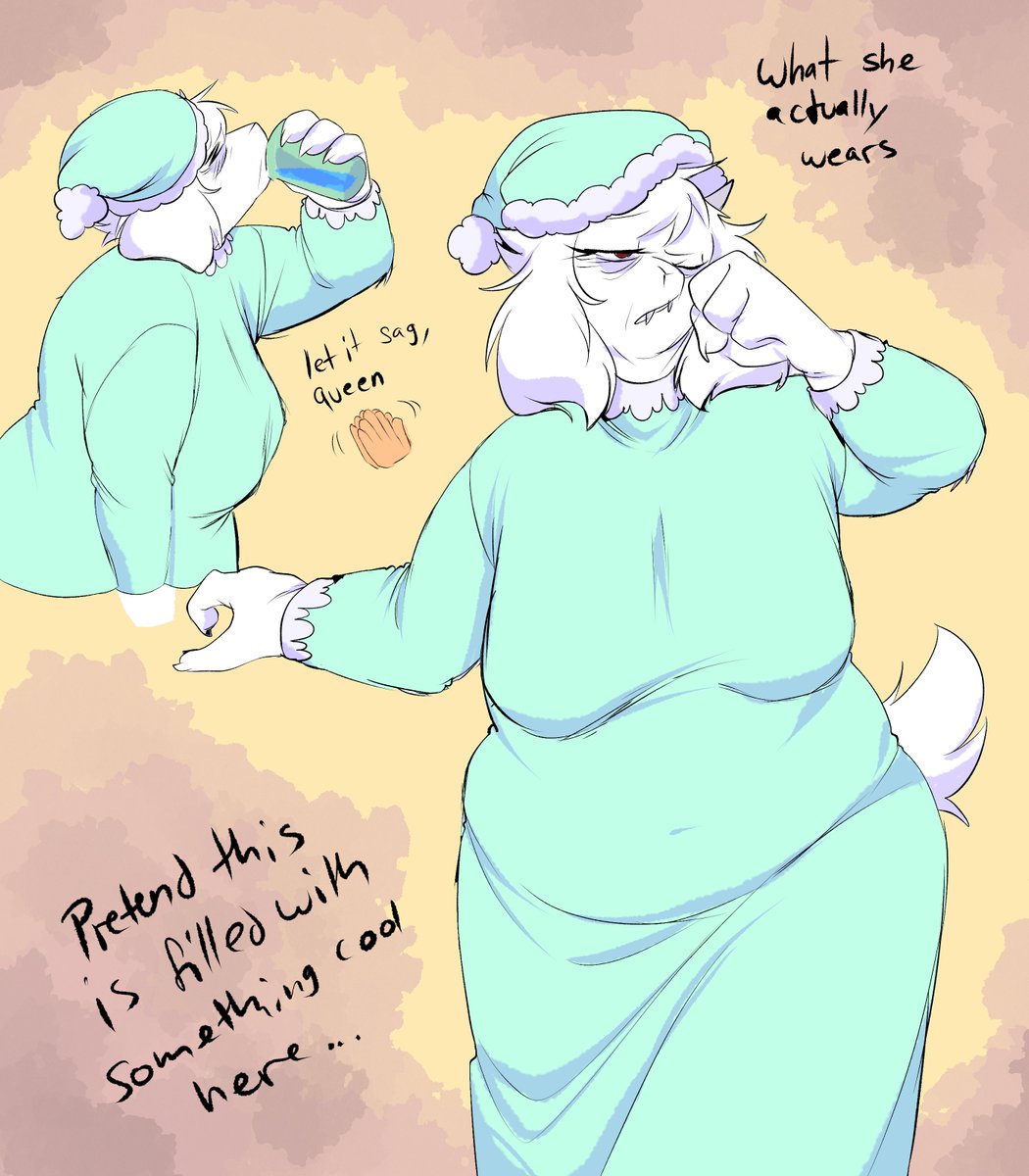 Artsyrean's tweet photo. Just wanna get a better hang of Undertale toriels body type so you will have to behave or santa won't come to your house, alright?

will i stick to this? dunno, but it'll help https://t.co/uJI1o1gbin