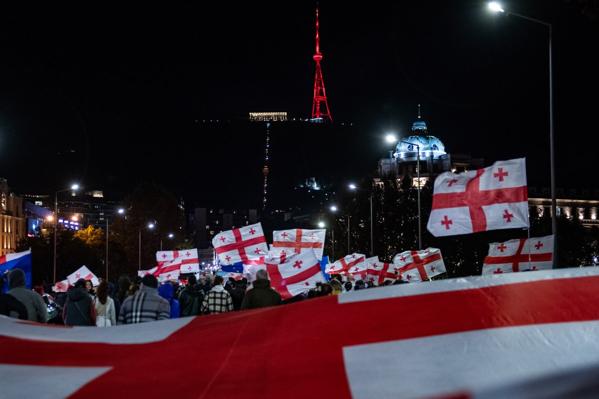 mari_nikuradze's tweet photo. Saturday march - 675th day of protest in Tbilisi. https://t.co/fLTPgzoyKY