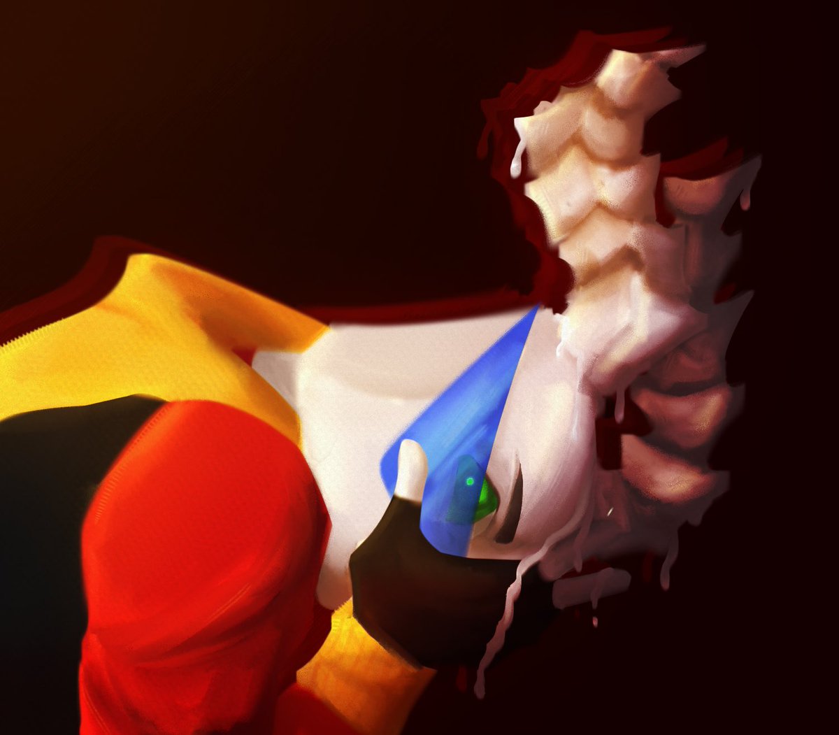 rekonnaissance's tweet photo. there's something wrong with my milkbag..
#frousetober2026 day 3 - horns

thought itd be cool if the milk had some kind of like deformity making it harden and uncontrollably grow horns, also experimented with painting (:

#frouse #smii7y https://t.co/txic3hs94u