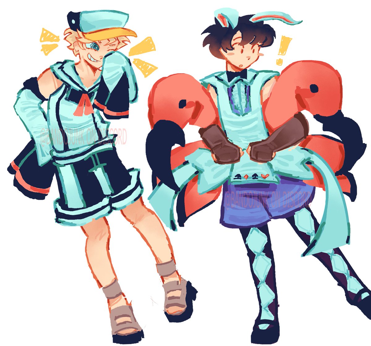 BandoJunkJpeg's tweet photo. DAY 3: OUTFIT SWAP

#jcc #jcctober #jackpotcrashcourse https://t.co/sYgJMvoRVh