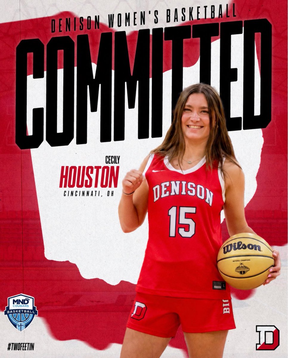 MNDCougsBBall's tweet photo. A big congratulations to senior Cecily Houston on her commitment to continue her basketball and academic career at Denison!

@cecilyhouston15 

#GoCougars 🐾 💙 https://t.co/cD9nSpS13f
