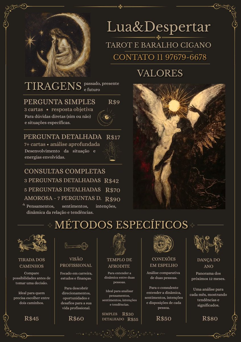 Luaedespertar's tweet photo. Um ótimo fim de semana! Vou estar com a mesa aberta para atendimentos imediatos hoje 💌

- Perguntas a partir de 9,00
- Tarot e Baralho Cigano 

💌 Contato via wpp: https://t.co/THOGSC9qK8

> cartomancia, tarot, tarô, baralho cigano, leitura, mesa aberta, amor, cartas, tiragem https://t.co/nK63AkDtp7