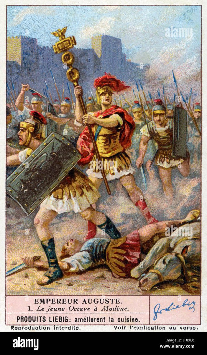 BBenski_'s tweet photo. The final battle between Mark Antony and Octavian, aka Augustus. https://t.co/SFNbhHAXzc