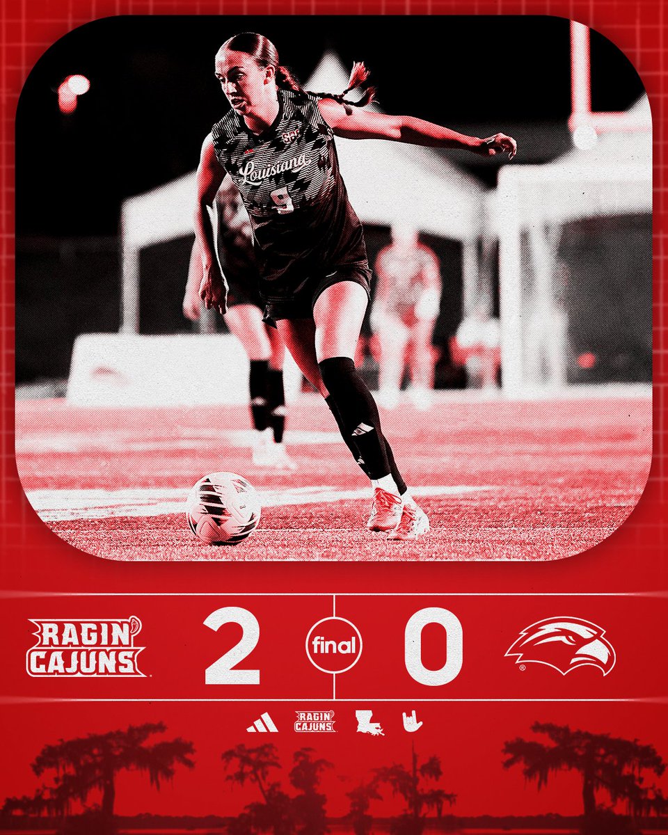 RaginCajunsSOC's tweet photo. PITCH PERFECT, Cajuns! ⚽️
Next up: Home vs. South Alabama (10/8); 7 p.m.
#GeauxCajuns https://t.co/Sq1j7UJqJu