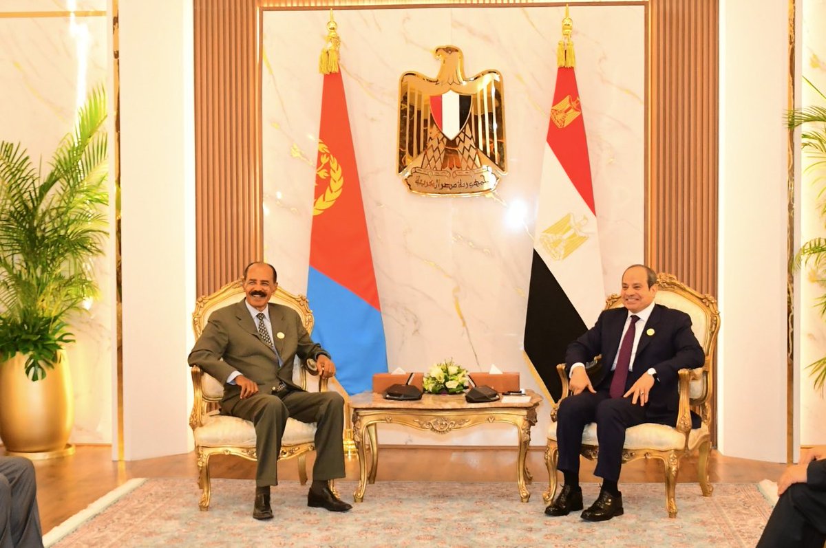 hadnetkeleta's tweet photo. President Isaias Afwerki underlined the convergent positions of #Eritrea and #Egypt on regional matters, particularly regarding the cardinal principles of respect for the sovereignty and territorial integrity of nations &amp;non-interference in their internal affairs.#RedSea #Africa https://t.co/B2FXYHAOl2