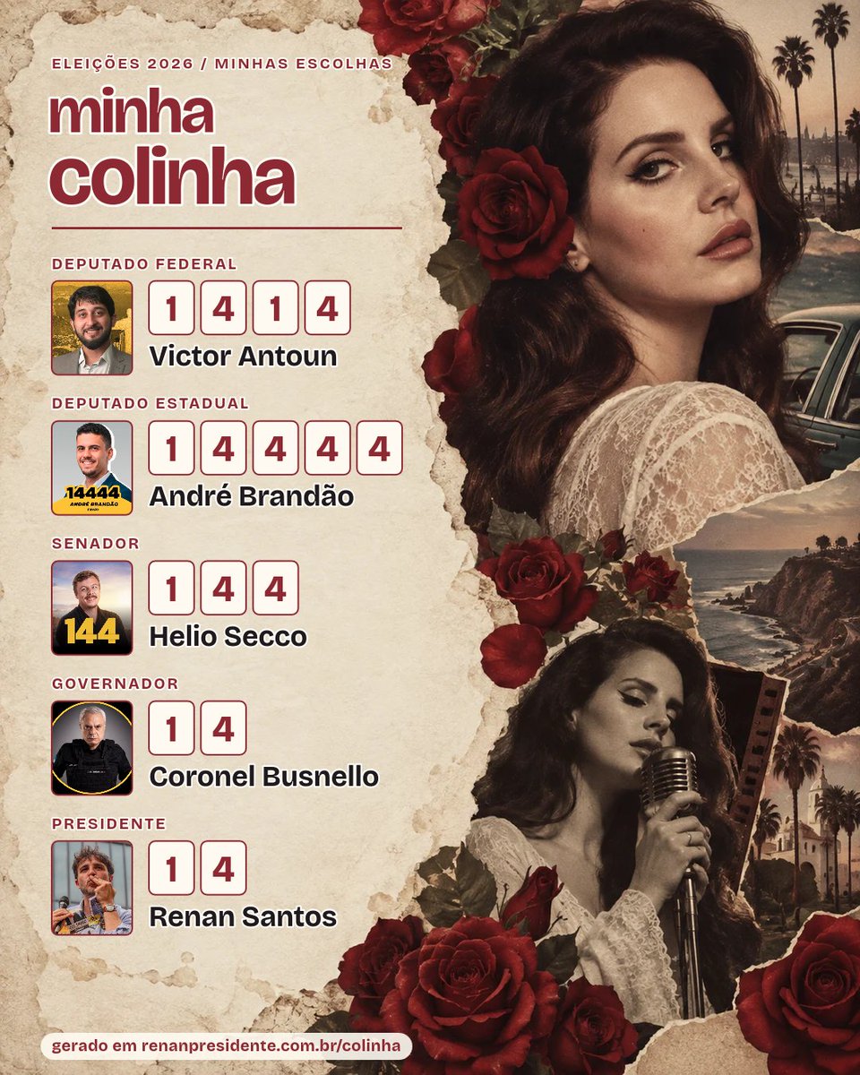Manow26AkiTM's tweet photo. Já fez sua colinha para votar nos candidatos da Missão ?

⬛️ 🟨 ⬜️ 

[  https://t.co/8PXnKZ7Fbi  ]

⬛️ 🟨 ⬜️ 

NAO SOU OBRIGADO A VOTAR EM BANDIDO CORRUPTO !!!!

☕️😎👍

#SomosTodosRenanSantos14 
#RenanSantosPresidente 
#FechadoComRenan14 
#Renan14 
#Magé 
#R14 
#RJ

☕️😎👍 https://t.co/FTTlSFdJZB