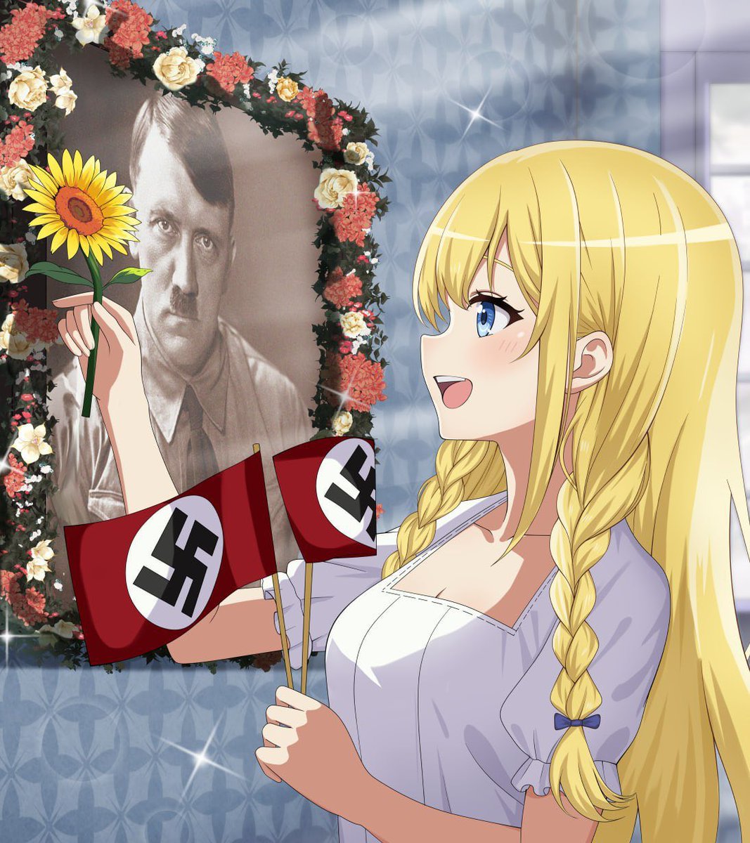 BLONDIhd's tweet photo. @FredK89755 Ich liebe Adolf Hitler 😍#SiegHeil🙋‍♀️#WeAreEverywhere https://t.co/rl0vsVKePe
