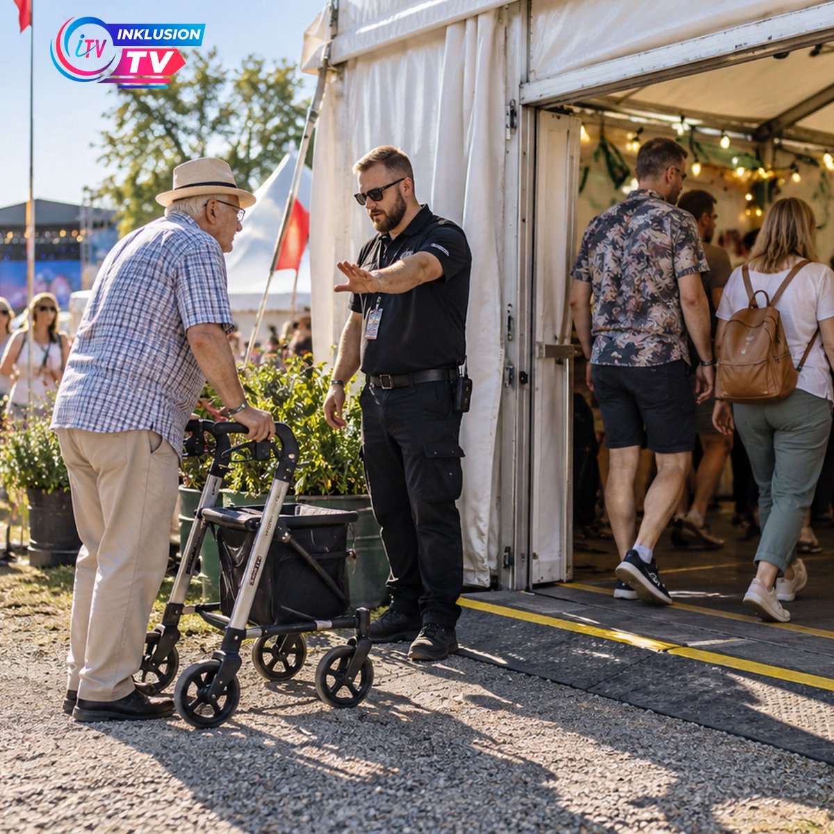 InklusionTV's tweet photo. Barrierefreiheit ist ein Recht: Beim Erfurter Oktoberfest wurde einem Besucher mit Rollator der Zugang zum Festzelt verweigert. Der Fall macht deutlich, wie wichtig verbindliche Barrierefreiheit auch bei privaten Angeboten ist.
#Barrierefreiheit #Inklusion #Teilhabe #rechte https://t.co/5oBuTEbHMt