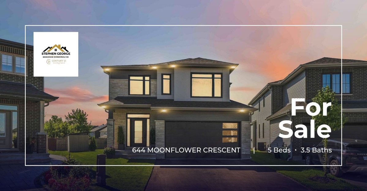 georgeCentury21's tweet photo. This 5 bedroom home could be yours! Call me at (613) 862-0306 to schedule a showing.

Stephen George 
Realtor @ Century 21
Talk/Text 613-862-0306 
https://t.co/jogNwr7lN5 https://t.co/0FJ1zNZXUD