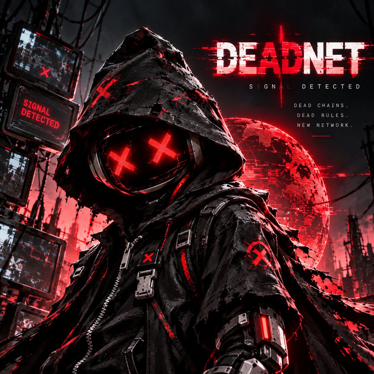 UPTOBERPLUS's tweet photo. @demonbullsol ⚠️ SIGNAL DETECTED.

The network wasn't supposed to come back online.

But it did.

$DEADNET is LIVE.

CA: txQbPFe81oYt1RyqJirPiohA128mM6H1vurymChpump

Enter the network. ☠️

#DEADNET #Solana #PumpFun #CryptoMarket https://t.co/fu7sX8GkBT