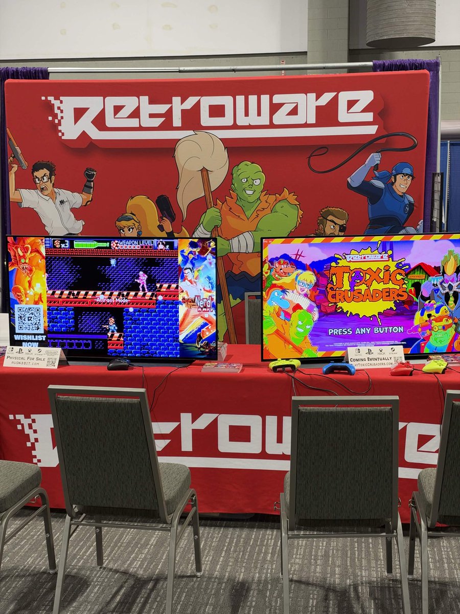 cinemassacre's tweet photo. I’m here at @RetroGameCon in Syracuse, NY!

If you are too, come by the Retroware booth and say hi! https://t.co/FaeR6N8mzi