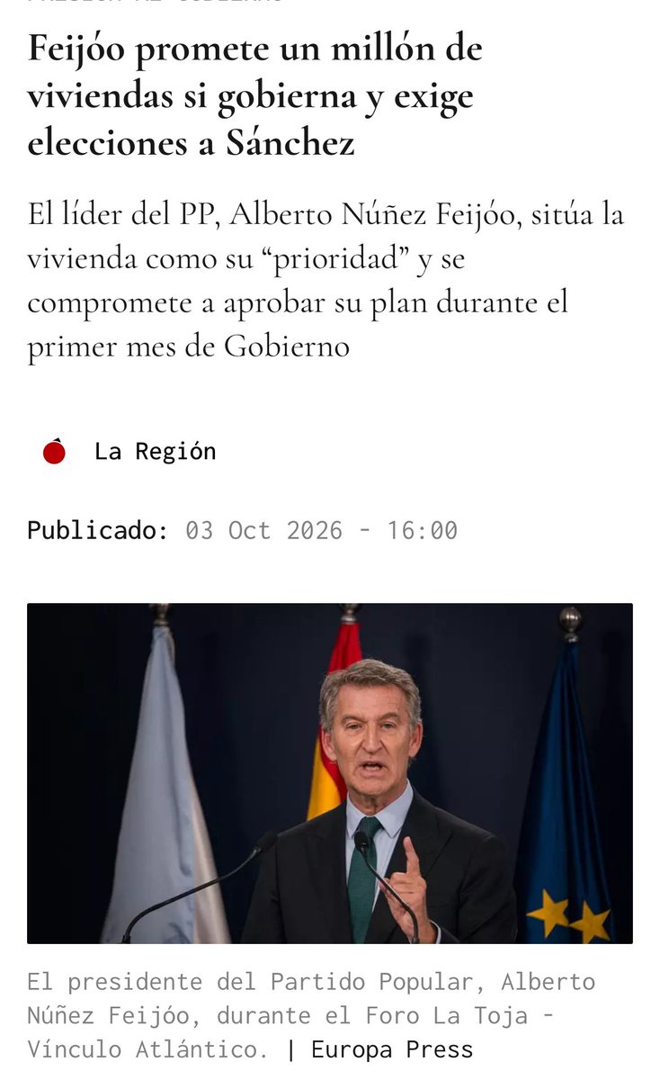 Xoan_Bascuas's tweet photo. Non é que simplemente fixera 0 vivendas protexidas cando era presidente da Xunta.

Ao chegar ao goberno no 2009, botou abaixo oPlan Sectorial de Vivenda do bipartito, o cal prevía a construción e reserva de chan para arredor de 37.000 a 45.000 vivendas protexidas.

Agora, 1M. Xa https://t.co/5pDWqfRg80