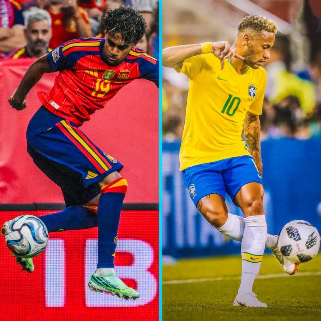 WinnaFC's tweet photo. 🚨| Yamal doing it the Neymar way. 👏🤩 https://t.co/6uJ6rH40Ur