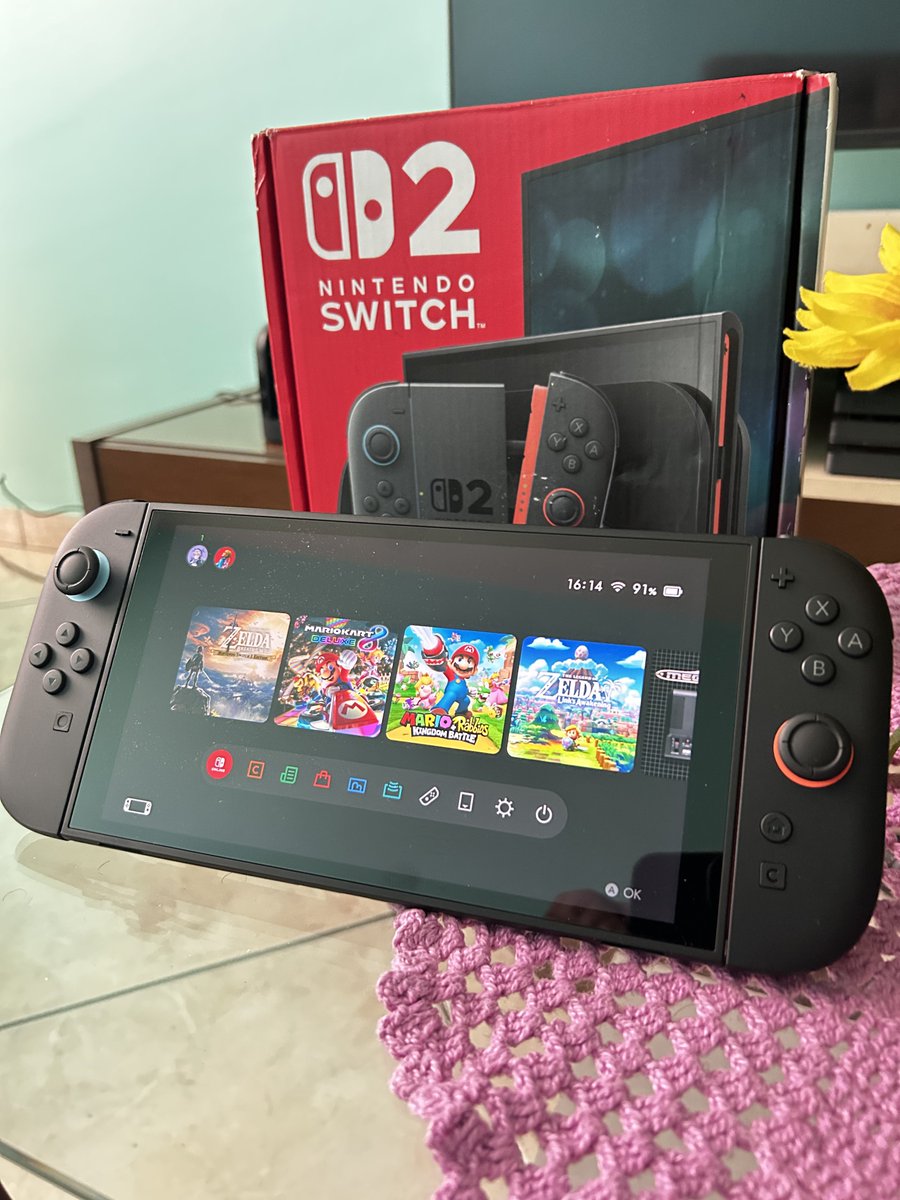 cahmta's tweet photo. Meu Switch 2 chegoouuuu 🥳 https://t.co/vqkFhTfnre