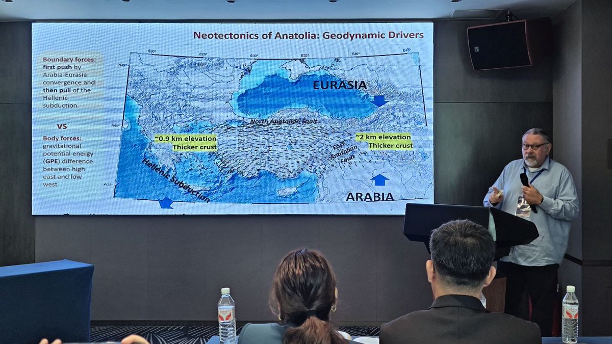 CengizZabci's tweet photo. Tianshan Deprem Bilimleri Sempozyumu'nda Anadolu'nun sınır faylarını kıta içi deformasyonla karşılaştırdık; ardından Junggar Havzası'nda arazi. @itu_matam 'ı tanıtma ve yeni iş birliklerine adım atma fırsatıydı. Düzenleyenlere teşekkürler! #Tianshan #AktifTektonik https://t.co/uucgP0UKHq