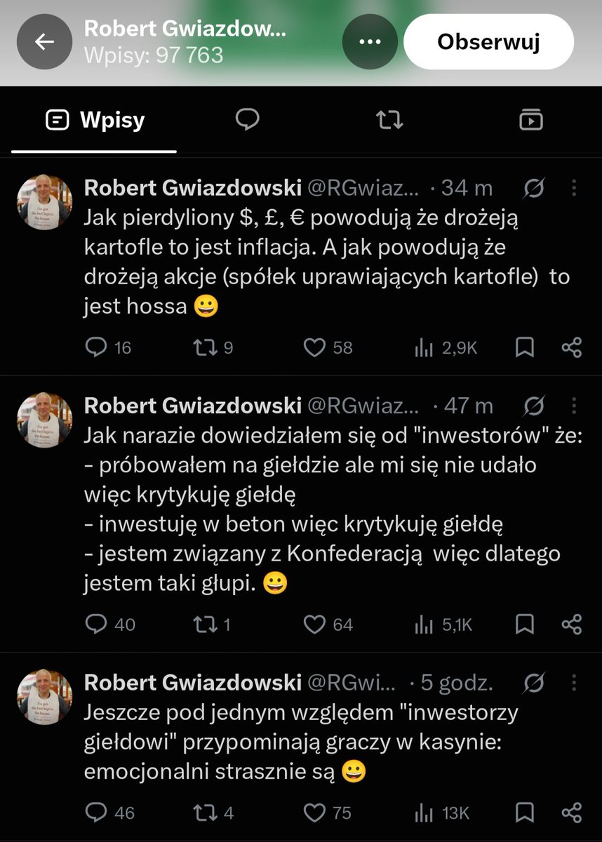 Dan_Kostecki's tweet photo. Pan Robert kontynuuje swoje poranne wywody o @GPW_WSExchange https://t.co/soD6xWREiL