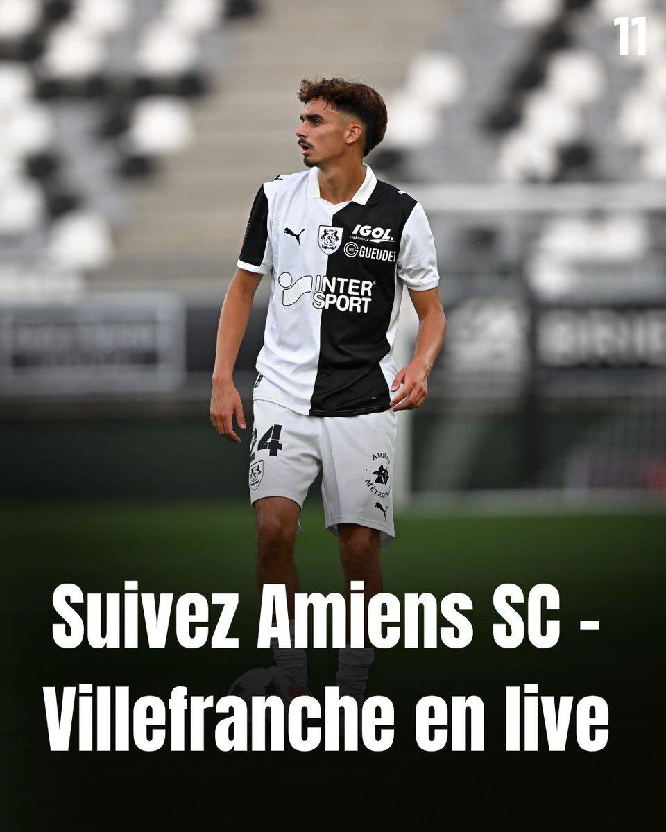le11amienois's tweet photo. 🔴 DIRECT :  Amiens SC - Villefranche ⚪⚫
Ne manquez rien de la rencontre : suivez notre live texte en direct, minute par minute et venez débattre en temps réel avec la communauté ! 💬👇
👉 Rejoindre le live et réagir en direct : https://t.co/b9jx7Q6sYR 
#AmiensSC #Ligue3 https://t.co/WTQepQ1DB2