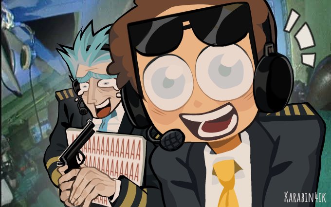 lKarabin4ikl's tweet photo. Tablet Rick &amp; Blind Morty at work ✓
#rickandmorty #oc https://t.co/oESfGuLbwF