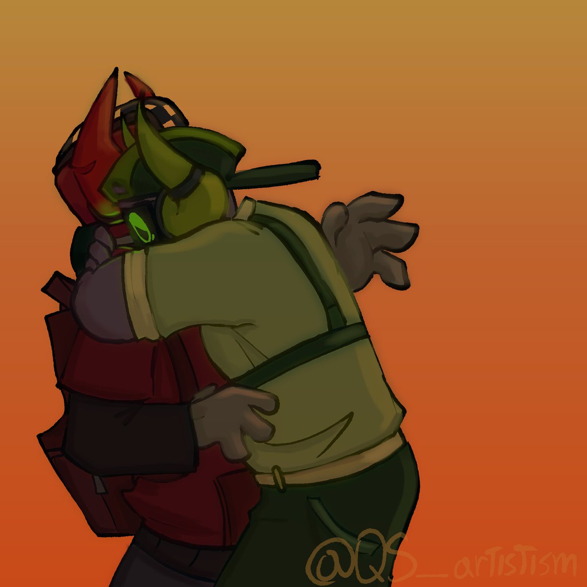 QS_Artistisms's tweet photo. Im so sorry Boombox I love you 
Probably OOC? I dunno I was js projecting mb 
#Phighting #phightingart #boomboard ?👀 https://t.co/bP3FE7evRN