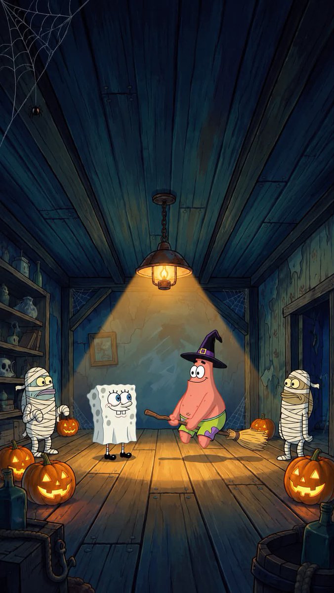 Pulaxki's tweet photo. Halloween Wallpaper https://t.co/C0IF10b1me
