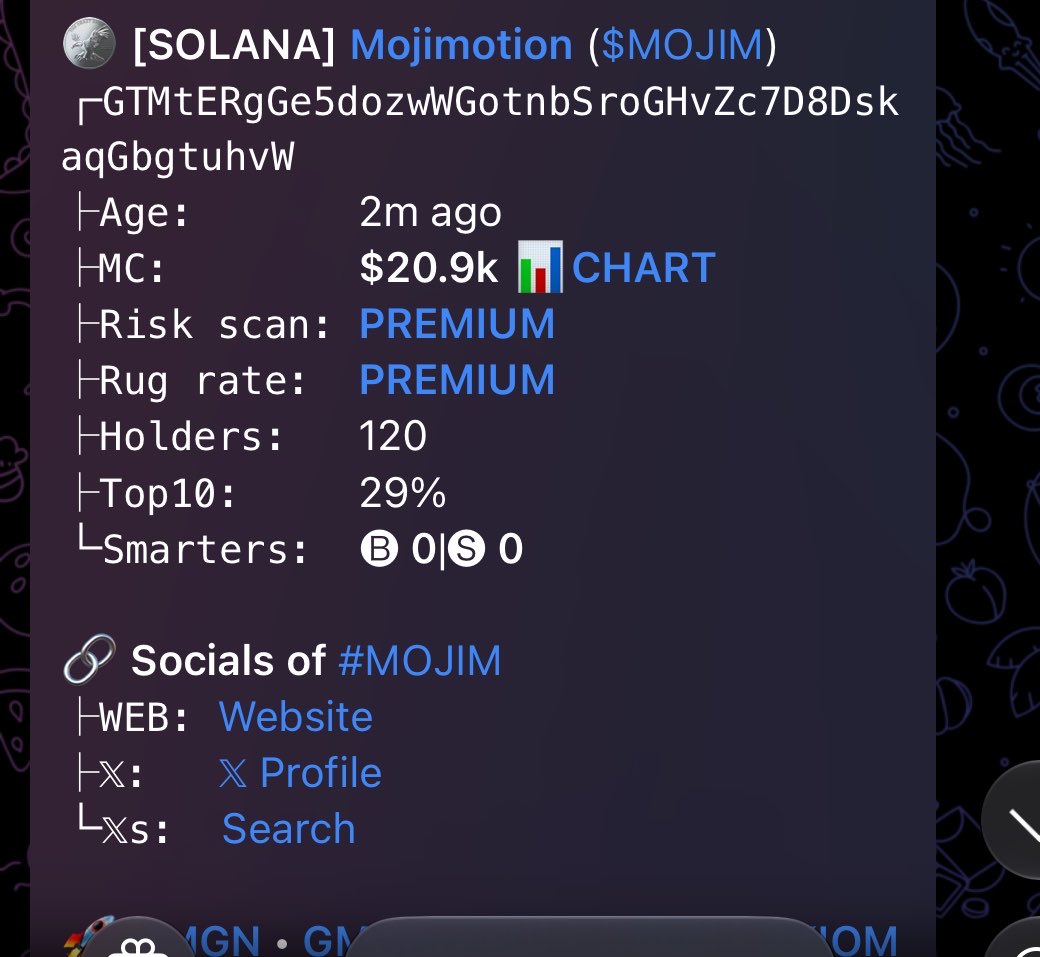 MeMe_Analyst1's tweet photo. $MOJIN

CA><
GTMtERgGe5dozwWGotnbSroGHvZc7D8DskaqGbgtuhvW https://t.co/vMfWRvg0Pb