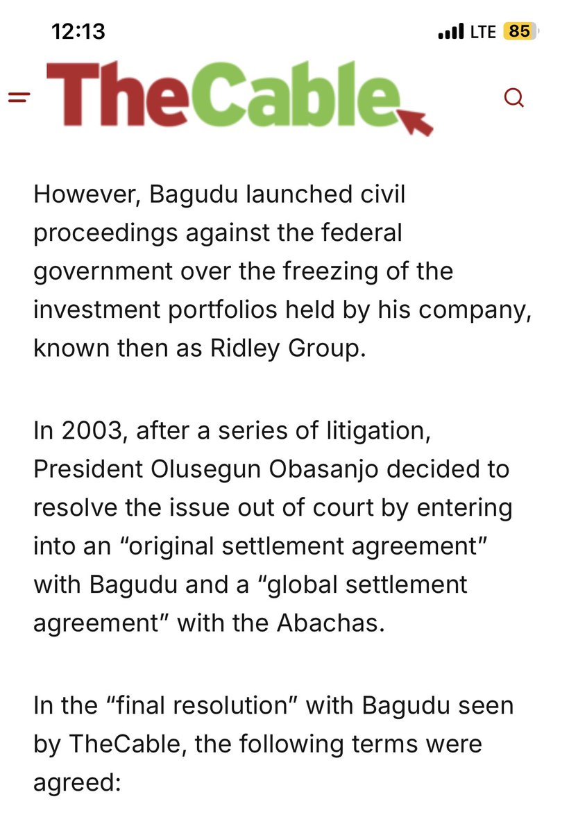 firstladyship's tweet photo. He appointed the man who helped Sani Abacha siphon his loot abroad. This man is none other than your current Minister of Budget & Economic Planning, Abubakar Atiku Bagudu.

Some people in government almost connived with Bagudu to fleece Nigeria of $100 million; they wanted that amount returned to Atiku.

The matter eventually ended in a $155 million settlement deal between Atiku Bagudu & the Federal Government. That’s the man in charge of your 2023, 2024, 2025, 2026 budgets. This is one of the best brains that Pablo could find.