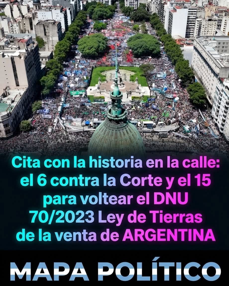 calraquel63's tweet photo. TODOS A LAS CALLES!!!
#NoALaLeyDeTierras 
#RenunciaMilei https://t.co/FJZFedYL4H