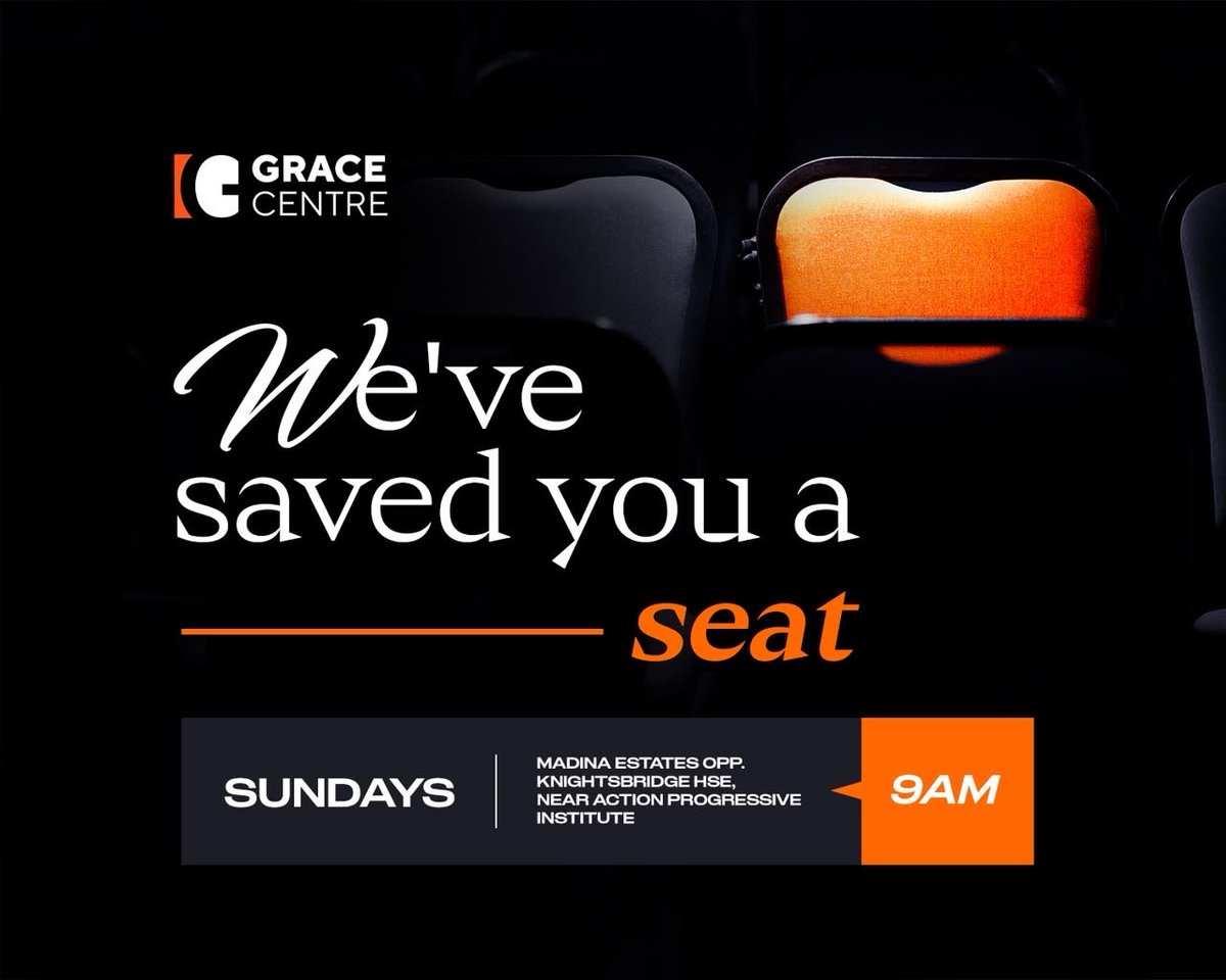 GraceCentreGH's tweet photo. Join us tomorrow at 9AM at Grace Centre to experience a loving community, uplifting worship and the truth of God’s Word.

Your SEAT has been reserved and we look forward to welcoming you! 🤗

#SundayService 
#GraceCentreChurch #APlaceToBelong https://t.co/yaNsI8Bc5B