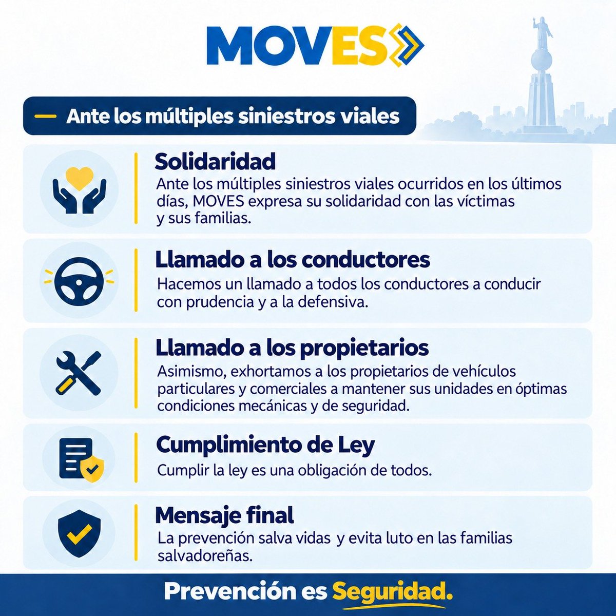 Moves_sv's tweet photo. Todos somos parte de la movilidad y seguridad vial https://t.co/pXv065fqwT