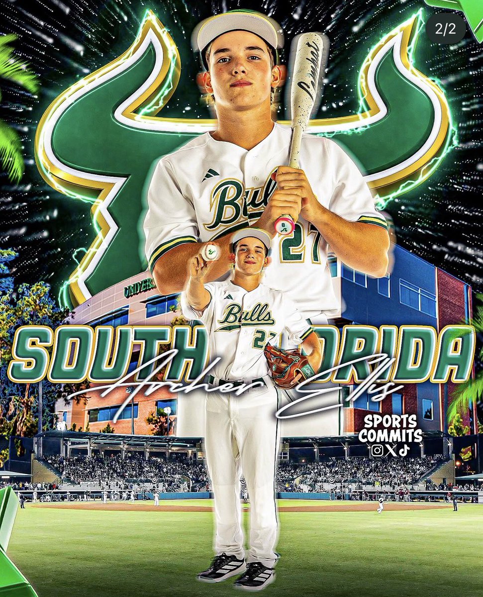 SWFLBaseball1's tweet photo. Congrats to 2028 RHP/MIF Archer Ellis on his commitment to USF! The bulls got a competitor with an electric arm. https://t.co/C2UmoNRIqZ