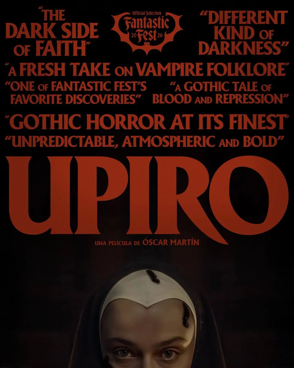 elojomecanico's tweet photo. UPIRO at FANTASTIC FEST 🦇 
@fantasticfest @CineICAA @rtve @Madrid_FO @MEDIAprogEU @OficinaMEDIAEs @WallEntreprises https://t.co/0FOKRL9gSS