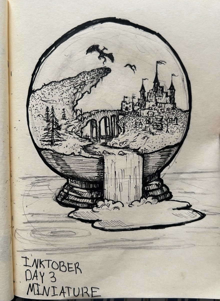 Cyon_Altea's tweet photo. Only day 3 and I’m already losing steam
@inktober 
#inktober2026 #inktober2026miniature #inktober2026day3 https://t.co/PJu2NhxyE0