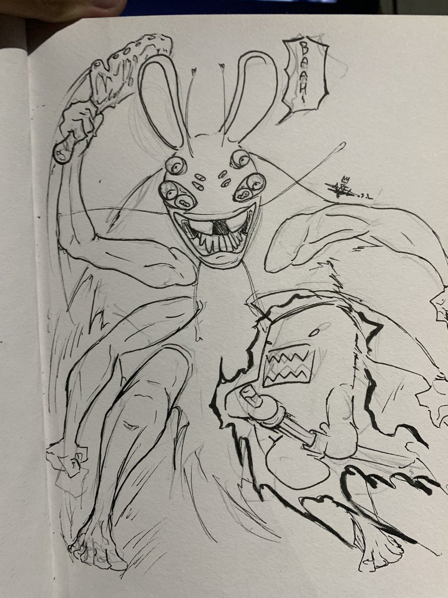 ACER4rt's tweet photo. Puedo explicar el por qué un rabbit es kurorushi pero no las daré 
#drawingㅤㅤ #jujutsukaisenㅤ #jjk
#anime #rabbits #rayman https://t.co/eT1nlY02Mf