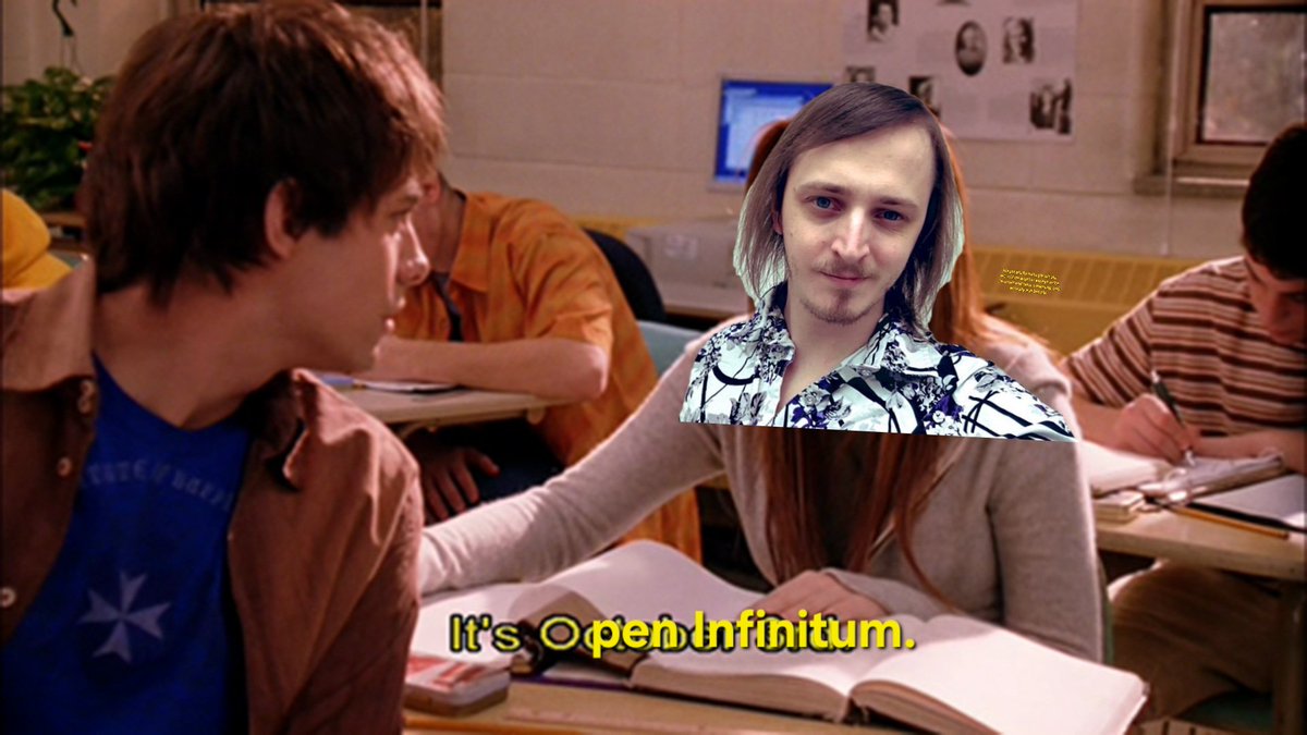 DAGamesOfficial's tweet photo. A crossover you never knew you needed. On October 3rd he asked me what Open Infinitum was... https://t.co/OeNbGU4FzT