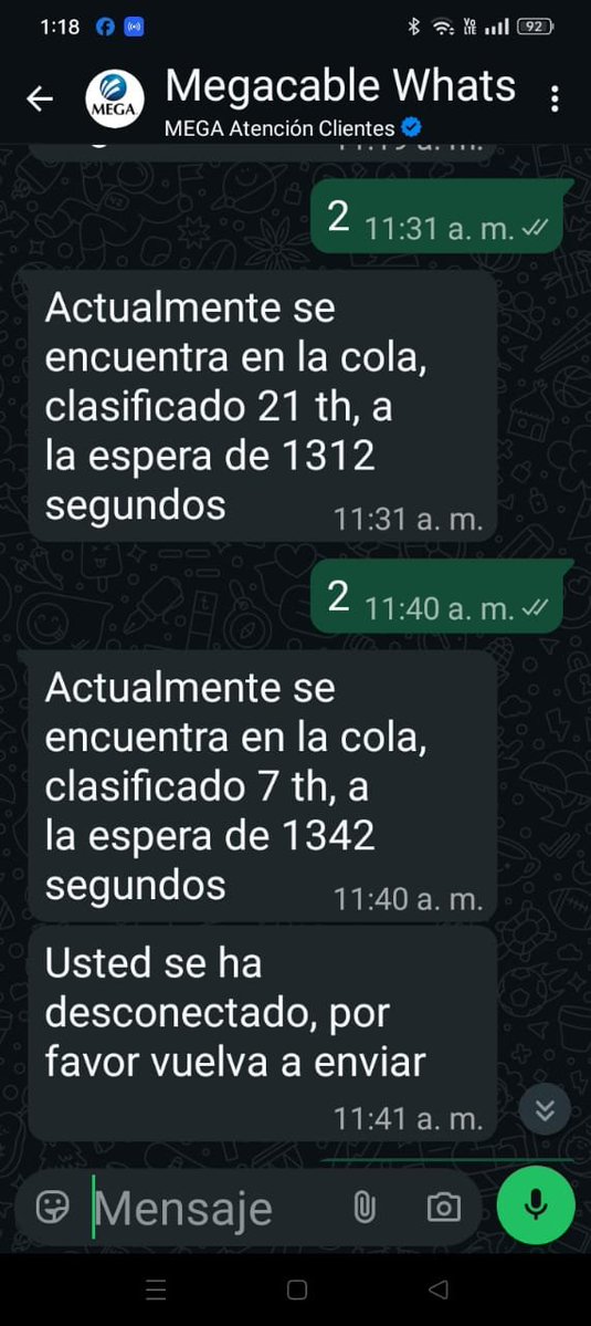 mcarranza98's tweet photo. Xhinga tu madre @Megacable 
Me dejas esperando 40 minutos entre intento y cuando ya casi es mi turno me desconectas https://t.co/yP91u2vC0L