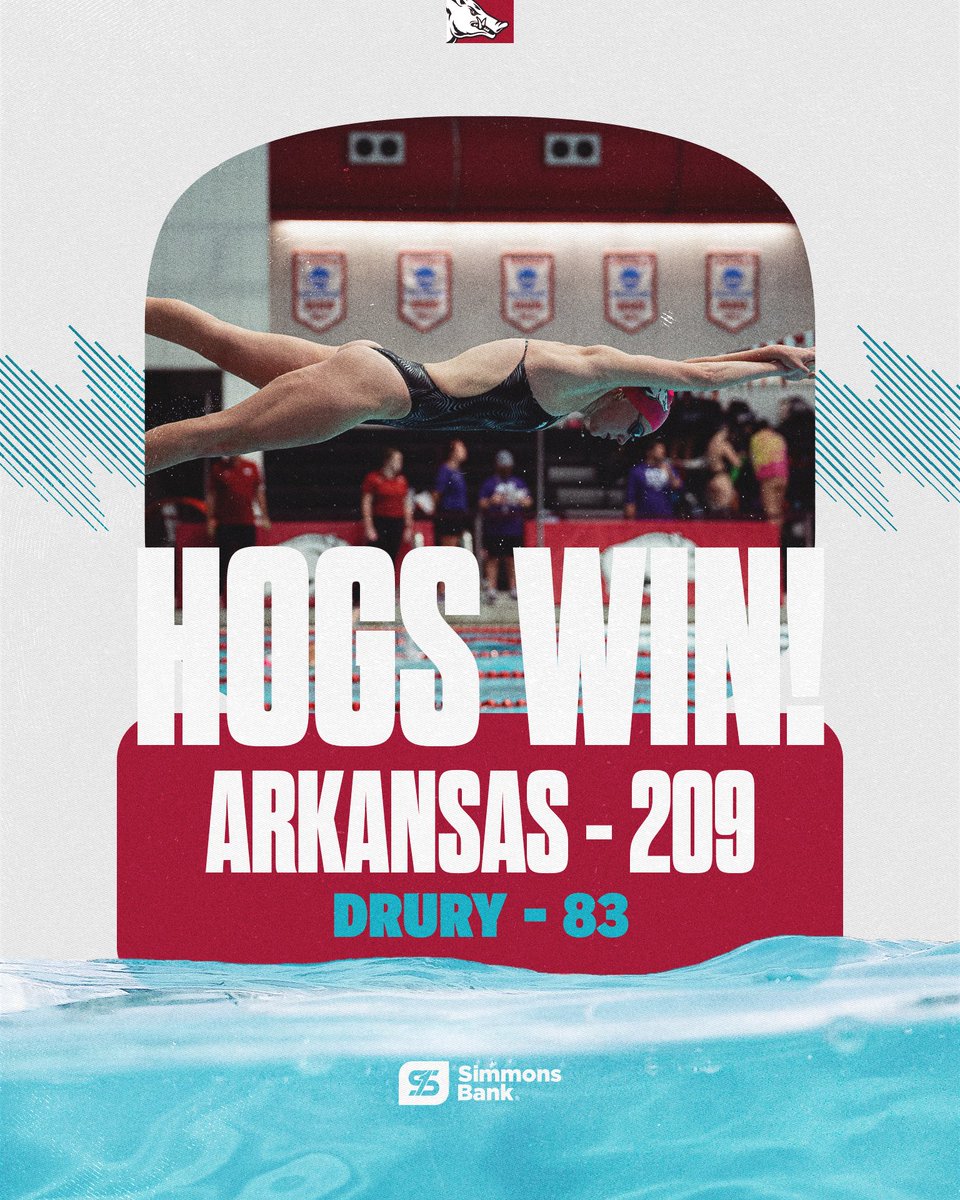 RazorbackSD's tweet photo. RAZORBACKS WIN!🏆 

#h2ogs #allidoiswin #razorbacks #wooopigsooie #homeopener https://t.co/IZUn0IDmhf