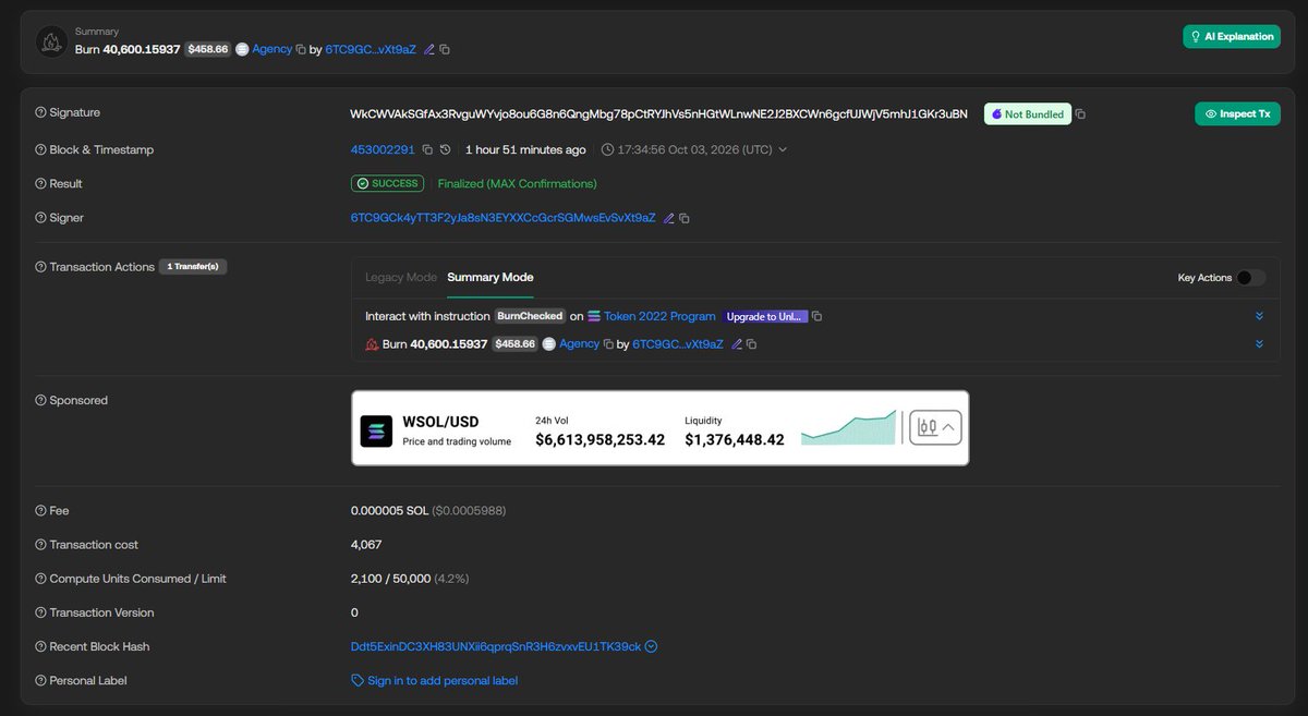 stitchdegen's tweet photo. solana:7VertkgF9KLhxxJXHX6uaWuoYZTP9LdGj2bWmVXVpump is actually going crazy right now

After printing a new ATH around $8M, it barely took a break before continuing its expansion into the $13M to $14M MC range

I already covered solana:7VertkgF9KLhxxJXHX6uaWuoYZTP9LdGj2bWmVXVpump in detail in my previous update, so I don’t want to repeat the entire research again

Instead, I want to focus on one thing :

Why is solana:7VertkgF9KLhxxJXHX6uaWuoYZTP9LdGj2bWmVXVpump actually moving this hard?

I don’t think there’s a single catalyst behind it. Several things are happening at the same time, and the market is pricing them in very quickly

1. The tokenomics change is still the most important factor

This is the clearest fundamental catalyst

In my original research, I pointed out that solana:7VertkgF9KLhxxJXHX6uaWuoYZTP9LdGj2bWmVXVpump didn’t have clear value capture from activity across the entire platform. The 15% platform fee wasn’t being distributed to holders, so I didn’t want to assign utility to the token that didn’t actually exist

That has now changed

For coins that generate enough fees on AgencyPad, 15% is used to periodically market buy solana:7VertkgF9KLhxxJXHX6uaWuoYZTP9LdGj2bWmVXVpump, and the tokens purchased are then burned

In my view, this is a meaningful improvement to the tokenomics

If AgencyPad generates more activity and more fees, the potential buy pressure and amount of solana:7VertkgF9KLhxxJXHX6uaWuoYZTP9LdGj2bWmVXVpump being burned can scale alongside it

But we still need to look at the actual numbers

The last time I checked, there had been around 6 buybacks, roughly 19 SOL spent in total, and around 248K solana:7VertkgF9KLhxxJXHX6uaWuoYZTP9LdGj2bWmVXVpump burned

Obviously, 19 SOL cannot explain a move to a $13M+ market cap

So the market isn’t really pricing the amount already burned

It’s front-running the possibility that this mechanism can scale in the future

2. AgencyPad is starting to generate real fuel

Good tokenomics don’t mean much without activity behind them

And this is where things are starting to get more interesting

When I checked, solana:H7TuvDxEKygh27zGfGcjKG8JGWgrbyKpPtvJEpGosfas had reached around $1.4M MC and generated roughly $48K in fees within just a few hours

$Aiden was around $30K in fees, while $shoggoth was around $29K

This matters a lot

If coins on AgencyPad don’t generate volume, there are no meaningful fees, and the solana:7VertkgF9KLhxxJXHX6uaWuoYZTP9LdGj2bWmVXVpump buyback and burn mechanism has no fuel

But once runners start appearing and generating real activity and fees, the market naturally starts thinking further ahead

One runner generating fees is one thing

What happens if AgencyPad can consistently produce several of them at the same time?

That, in my opinion, is what the market is betting on

3. $WWW helped open up the entire meta

A big part of this move is also about attention

And I think we have to mention $WWW here

solana:7VertkgF9KLhxxJXHX6uaWuoYZTP9LdGj2bWmVXVpump actually launched roughly a day before $WWW in this current wave, but $WWW was the one that initially captured much more attention

In my original research, I also mentioned that $WWW was winning the attention game, while what interested me more about solana:7VertkgF9KLhxxJXHX6uaWuoYZTP9LdGj2bWmVXVpump was the treasury mechanism

I think $WWW played a major role in bringing CT into the broader AI agent and living token narrative

But attention on CT rarely stays on one ticker forever

As $WWW’s momentum started cooling down, alongside a lot of FUD and debate around the project, I think the market naturally started looking at other names within the same meta

And solana:7VertkgF9KLhxxJXHX6uaWuoYZTP9LdGj2bWmVXVpump was in a pretty good position to benefit from that rotation

It appeared earlier in this wave, the product was still being built, and right as attention started broadening out, its tokenomics also received a meaningful upgrade

I’m not saying $WWW goes down and that money automatically flows into $AGENCY 

I think the better way to look at it is :

$WWW helped bring attention to the meta, and solana:7VertkgF9KLhxxJXHX6uaWuoYZTP9LdGj2bWmVXVpump is now capturing a larger share of that attention

4. KOLs aren’t just talking about it, some are actually buying

This is another factor that I think has amplified the move

solana:7VertkgF9KLhxxJXHX6uaWuoYZTP9LdGj2bWmVXVpump is appearing more and more across CT, from traders and researchers to larger accounts

But more importantly, this isn’t just social attention anymore

There is real capital going into the token

From the on-chain data I checked, a wallet associated with Frank bought roughly $95K worth of solana:7VertkgF9KLhxxJXHX6uaWuoYZTP9LdGj2bWmVXVpump, with the displayed average entry around $7.4M MC and no sells at the time of the snapshot

A wallet associated with rasmr also deployed around $60K, with buys around the $8M to $10M MC range

I think this creates two effects

The first is real spot demand

The second is social proof

When CT sees closely watched traders building positions, more people start researching the same ticker. If the chart keeps moving, even more people notice it, and the attention starts feeding itself

That’s why KOL participation here matters more than just another shill post

Still, KOL buying alone doesn’t prove that the current valuation is justified. It helps explain part of the capital flow and attention, but it doesn’t replace fundamentals

5. The team keeps giving the market something new to talk about

Another thing I wouldn’t ignore is that Agency hasn’t allowed the narrative to go cold

Browser capabilities, research, treasury actions, AI Influencer, and now the buyback and burn mechanism

I don’t think any single one of these features explains the chart

But when a team keeps shipping while the narrative is hot, CT constantly has something new to research and discuss

That helps attention last longer instead of the project pumping on one announcement and then disappearing

More importantly, it reinforces the perception that AgencyPad is trying to build an actual product, not just another AI ticker

6. solana:7VertkgF9KLhxxJXHX6uaWuoYZTP9LdGj2bWmVXVpump currently has two flywheels running at the same time

This is probably the simplest way I can explain the entire situation

The first is the economic flywheel

Activity on AgencyPad generates fees. Part of those fees can be used to buy and burn solana:7VertkgF9KLhxxJXHX6uaWuoYZTP9LdGj2bWmVXVpump. If the pad continues producing runners, the fuel behind this mechanism can grow

The second is the attention flywheel

$WWW helped open the meta. solana:7VertkgF9KLhxxJXHX6uaWuoYZTP9LdGj2bWmVXVpump started breaking out. Traders and KOLs began buying. CT started talking about it more. Runners appeared on AgencyPad. People returned to the pad looking for the next opportunity, bringing even more attention into the ecosystem

The two are starting to reinforce each other

But right now, I think one thing needs to be clear :

The attention flywheel is moving faster than the economic flywheel

The mechanism is real and the burns are happening, but the current scale still hasn’t caught up with the valuation

7. Liquidity and FOMO are amplifying everything

Finally, there’s the market structure itself

When you combine improved tokenomics, a hot narrative, new runners, KOL capital and an entire CT talking about the same ticker, FOMO is almost inevitable

And in a relatively thin market, new capital can push valuation much faster than fundamentals can grow

That’s why I wouldn’t look at the chart and assume solana:7VertkgF9KLhxxJXHX6uaWuoYZTP9LdGj2bWmVXVpump’s fundamentals have expanded at the same pace

The fundamentals have improved, but expectations and attention are moving faster than the fundamentals

So if you ask me why solana:7VertkgF9KLhxxJXHX6uaWuoYZTP9LdGj2bWmVXVpump is flying, I don’t think the answer is simply the buyback and burn mechanism

It’s the combination of better tokenomics, runners starting to generate fees, $WWW opening up the meta, attention rotating across CT, KOLs actually deploying capital, the team continuing to ship, and FOMO amplifying all of it

In my view, the tokenomics are clearly stronger than when I first researched solana:7VertkgF9KLhxxJXHX6uaWuoYZTP9LdGj2bWmVXVpump, but they still need time to prove they can scale

From here, I don’t need another nice announcement

I want to see more runners, sustainable fees, consistent buybacks, and the amount of solana:7VertkgF9KLhxxJXHX6uaWuoYZTP9LdGj2bWmVXVpump being burned actually increasing alongside activity on AgencyPad

If that happens, the economic flywheel can start catching up with the attention flywheel

That’s what I’ll be watching next with solana:7VertkgF9KLhxxJXHX6uaWuoYZTP9LdGj2bWmVXVpump 

7VertkgF9KLhxxJXHX6uaWuoYZTP9LdGj2bWmVXVpump