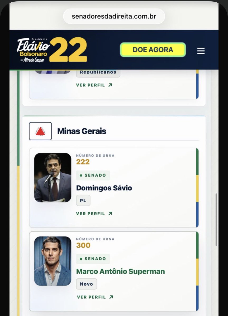 Elainnefaria1's tweet photo. Atenção conterrâneos de Minas Gerais 

Quem vota Flávio Bolsonaro  vota:

Domingos Sávio 222
Marco Antônio Superman 300 https://t.co/TK4PojVf4N